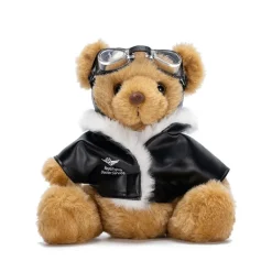 Ours en peluche aviateur