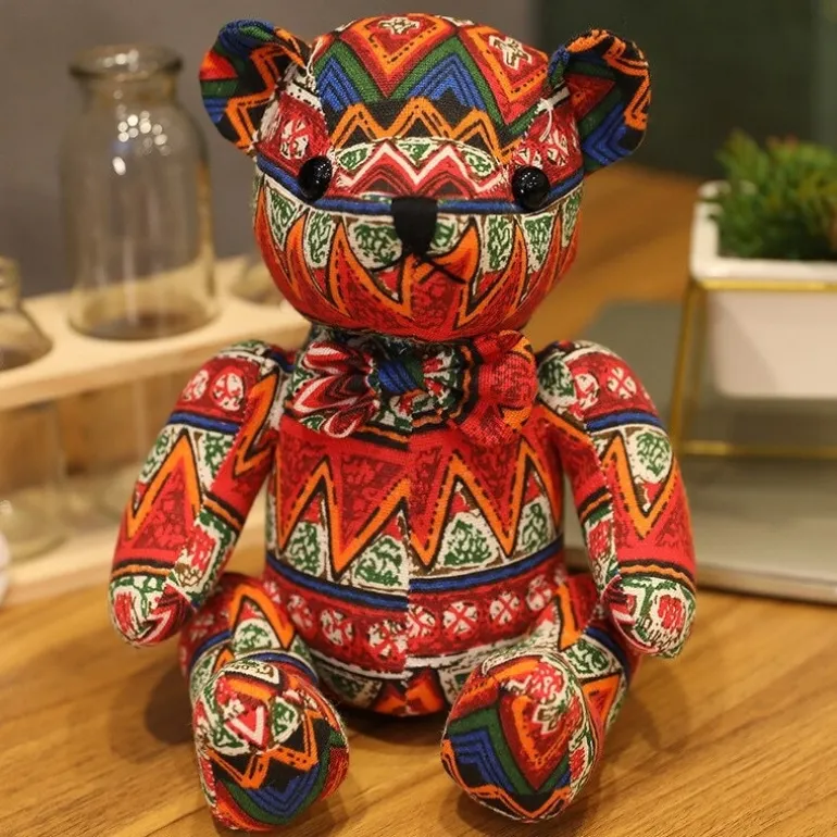 Ours en peluche aztèque