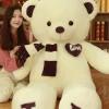 Ours en peluche blanc 100 cm