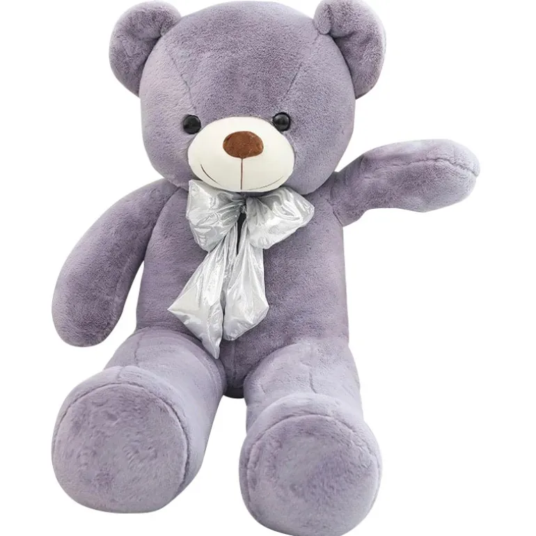 Ours en peluche géant gris