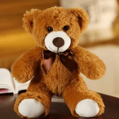 Ours en peluche marron