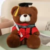 Ours en peluche marron étudiant