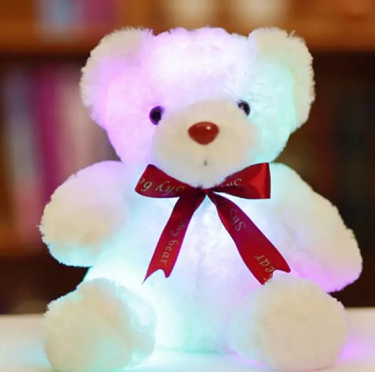 Ours en peluche qui s’allume