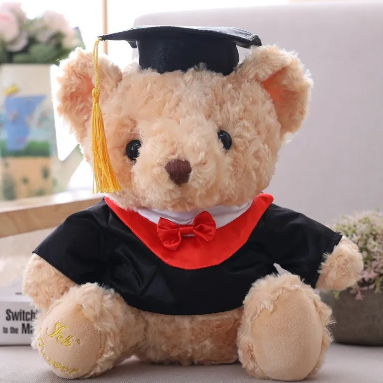 Ours en peluche étudiant