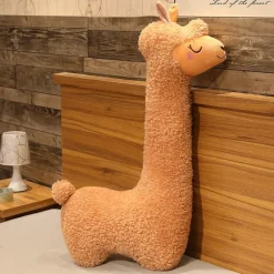 Peluche géante alpaga