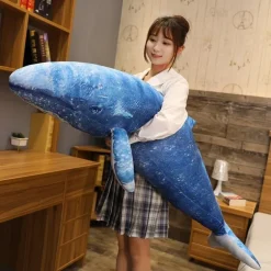 Peluche géante baleine 70 cm