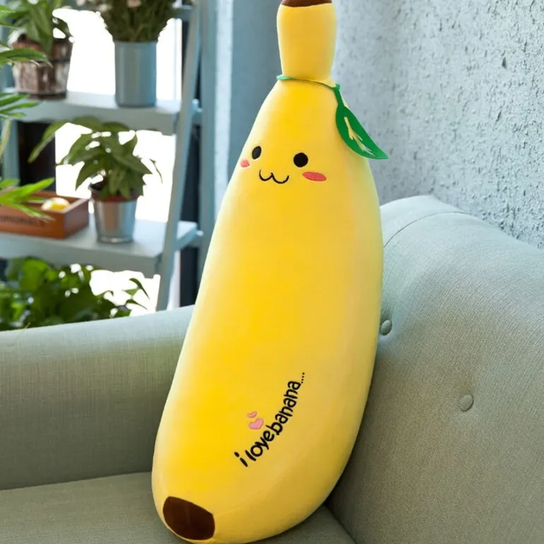 Peluche géante banane