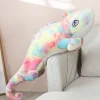 Peluche géante caméléon