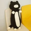 Peluche géante chat noir