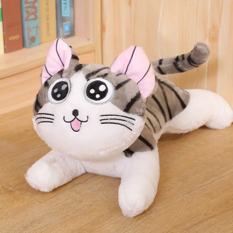 Peluche géante chaton