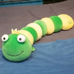 Peluche géante chenille