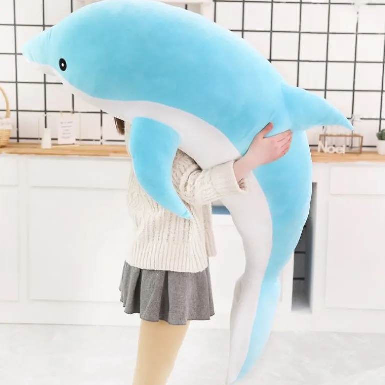 Peluche géante dauphin