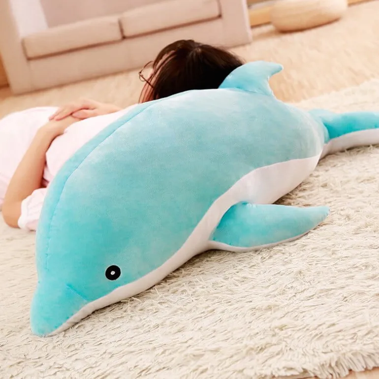 Peluche géante dauphin