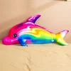 Peluche géante dauphin multicolore
