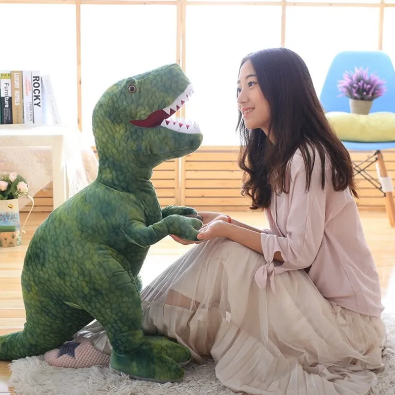 Peluche géante dinosaure
