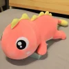 Peluche géante dinosaure rose