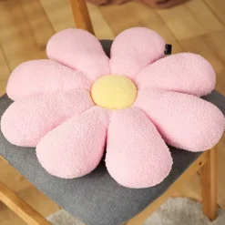Peluche géante fleur rose
