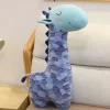 Peluche géante girafe bleue