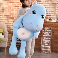 Peluche géante hippopotame
