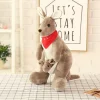 Peluche géante kangourou