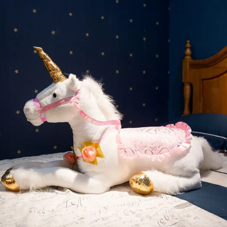 Peluche géante licorne