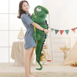 Peluche géante lézard