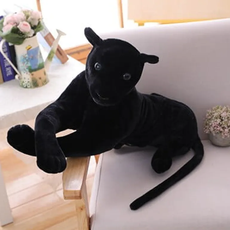 Peluche géante panthère noire