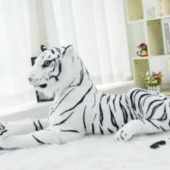 Peluche géante tigre blanc