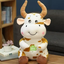 Peluche géante vache raisonnable