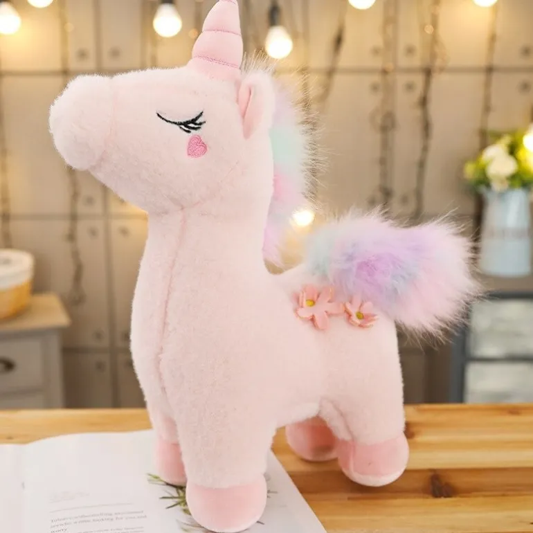 Peluche licorne 80 cm