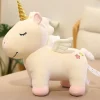 Peluche licorne ailée