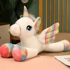 Peluche licorne ailée