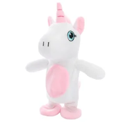 Peluche licorne animée