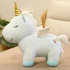 Peluche licorne blanche et bleue