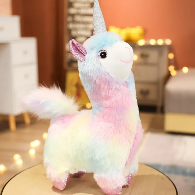 Peluche licorne lama
