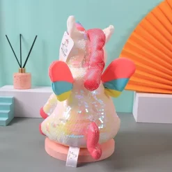 Peluche licorne paillette