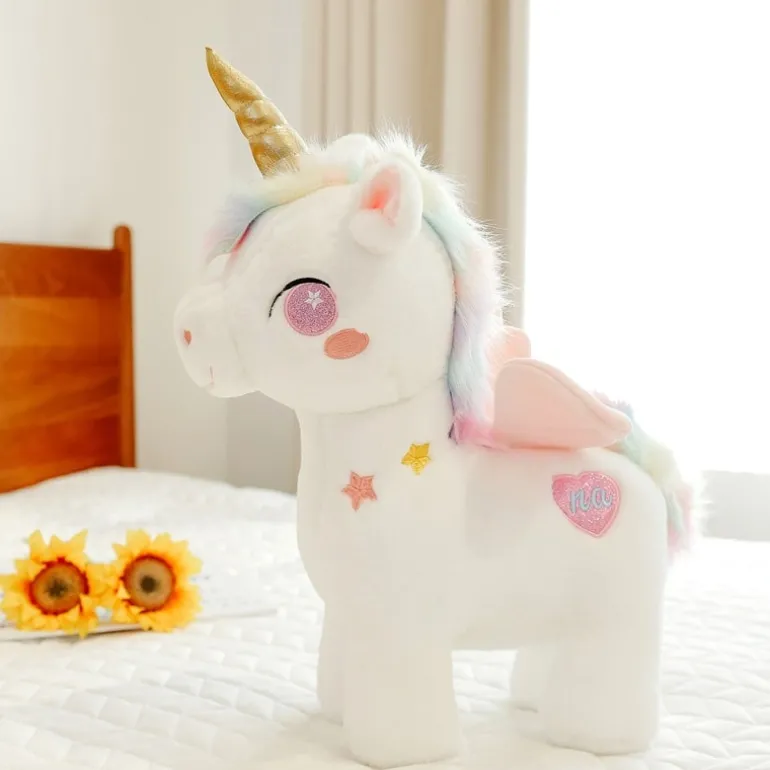 Peluche licorne pégase