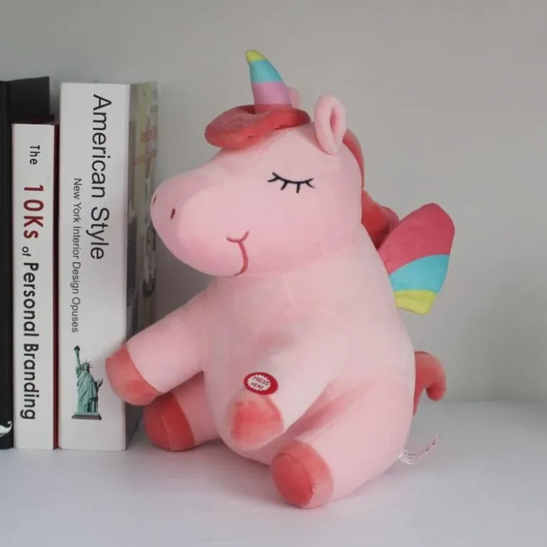 Peluche licorne veilleuse