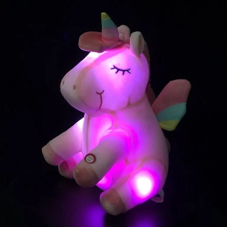 Peluche licorne veilleuse