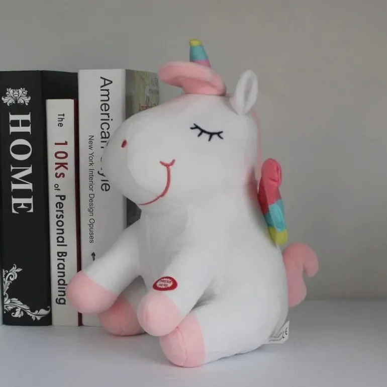 Peluche licorne veilleuse