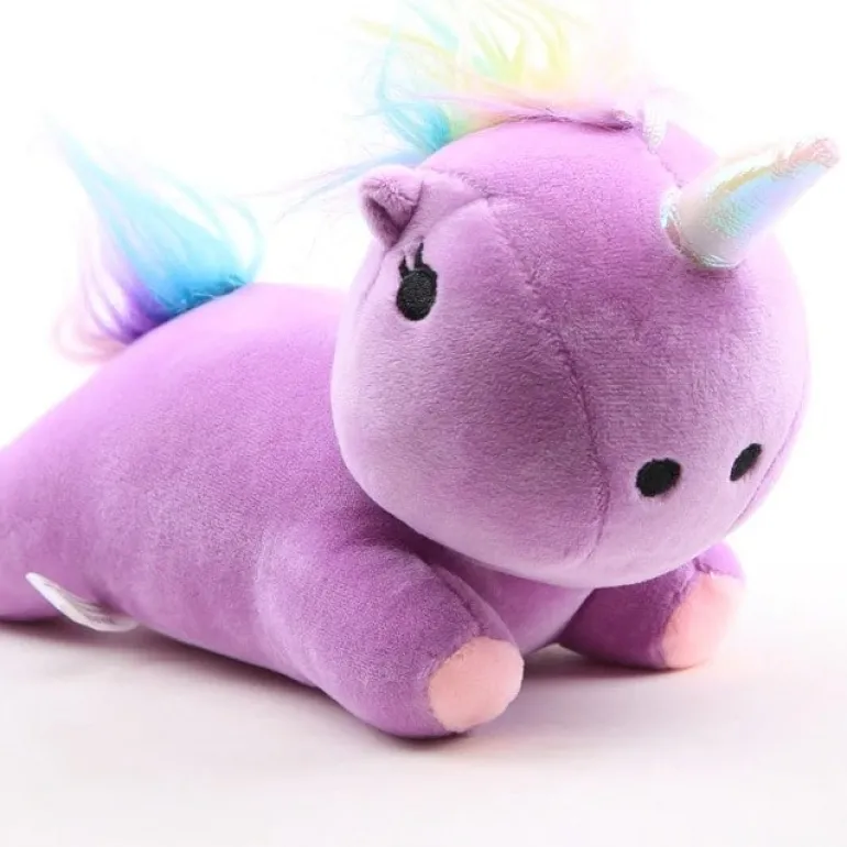 Peluche licorne violette