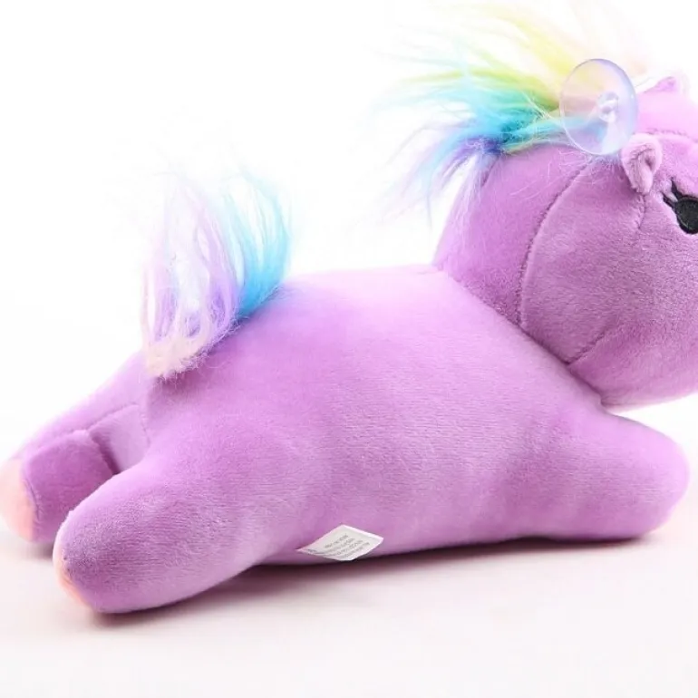 Peluche licorne violette