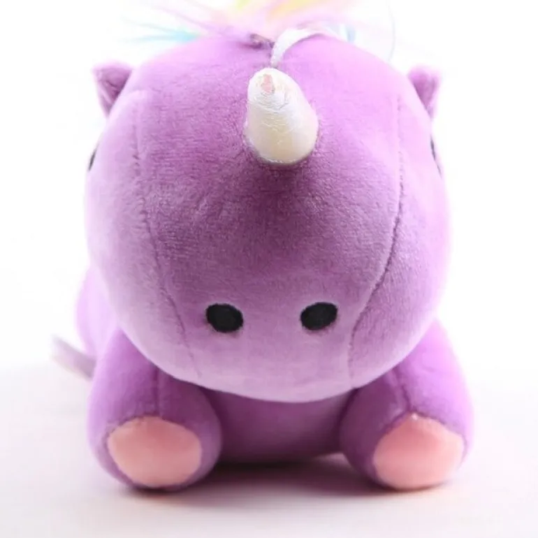 Peluche licorne violette