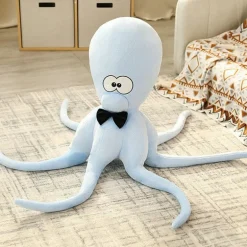 Peluche pieuvre grand bleu