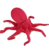 Peluche pieuvre grand rouge