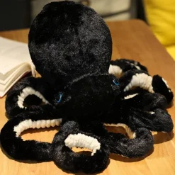 Peluche pieuvre noire