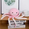 Peluche pieuvre rose