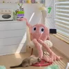 Peluche pieuvre rose géante