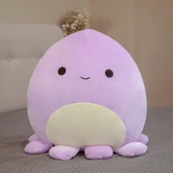 Peluche pieuvre violette